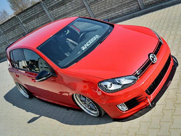 Maxton Design Front Racing Splitter Vw Golf Mk6 Gti 35Th