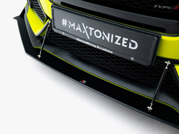 Maxton Design Rear Splitter Volkswagen Golf R / R-Line Hatchback Mk7 Facelift