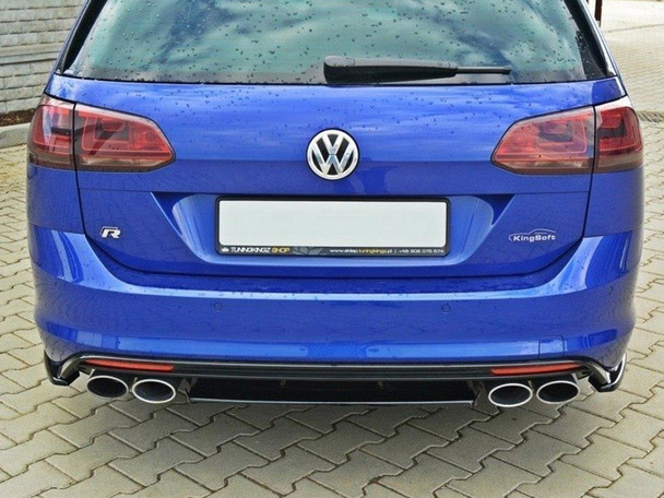 Maxton Design Central Rear Splitter Vw Golf R Mk7 Estate