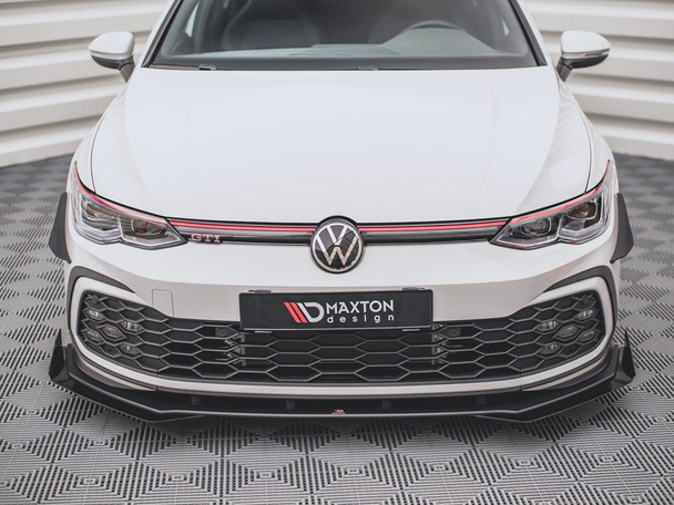Maxton Design Front Bumper Wings (Canards) Volkswagen Golf GTI Mk8