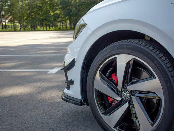 Maxton Design Front Bumper Wings (Canards) VW Polo GTI Mk6