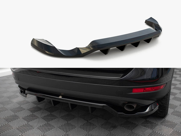 Maxton Design Rear Splitter (Vertical Bars) Volkswagen Touareg Mk2