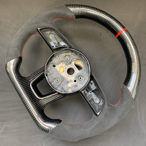 Audi Custom Carbon Fibre Steering Wheel (New Generation)
