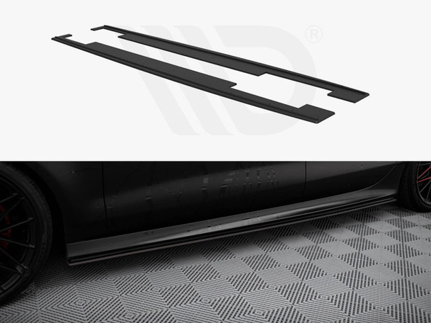 Maxton Design Street Pro Side Skirts Diffusers Audi A7 S-Line C7