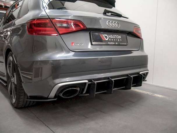 Maxton Design Street PRO Rear Diffuser V.2 Audi RS3 8V Sportback