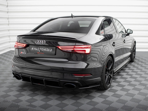 Maxton Design Street Pro Rear Side Splitters Audi RS3 Sedan 8V Facelift