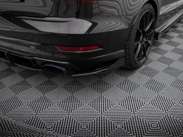 Maxton Design Street Pro Rear Side Splitters + Flaps Audi RS3 Sedan 8V Facelift