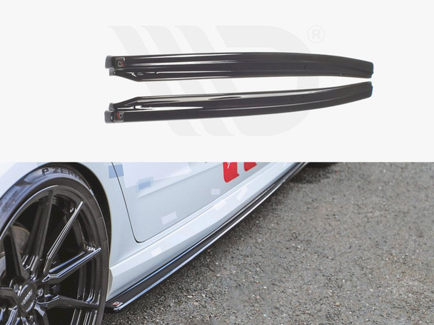 Maxton Design Side Skirts Diffusers Audi Rs3 8V Facelift Sportback (2017-2020)