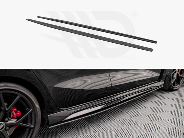 Maxton Design Street Pro Side Skirts Diffusers Audi Rs3 Sportback 8Y (2020-)