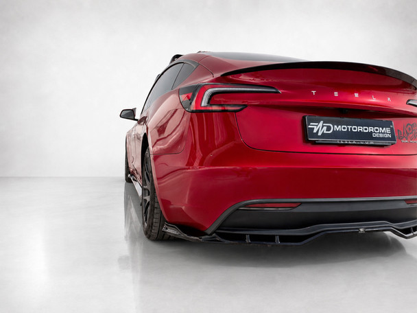 Motordrome Rear Splitter Tesla Model 3 Mk1 Project Highland Facelift