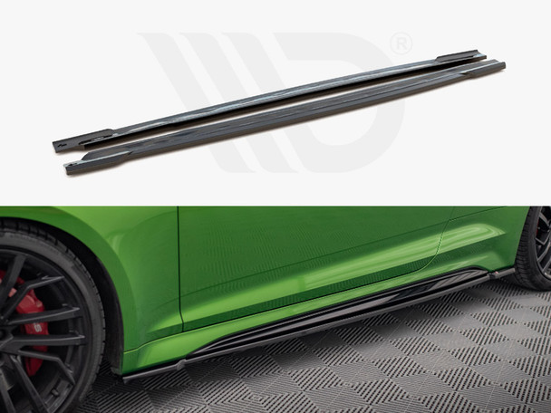 Maxton Design Side Skirts Diffusers Audi Rs5 Coupe F5 Facelift