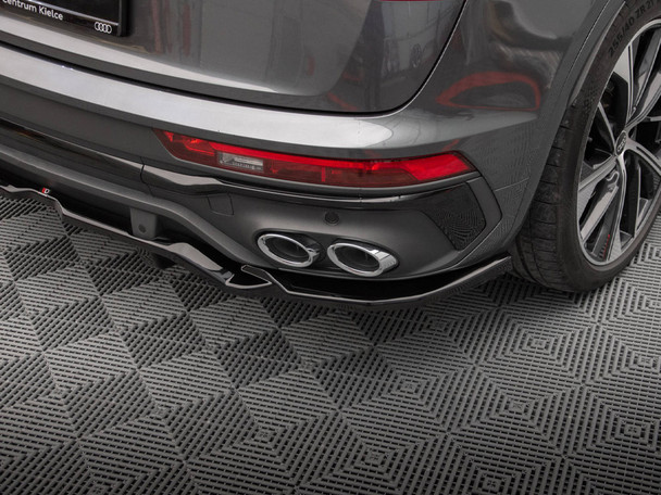 Maxton Design Street Pro Rear Side Splitters + Flaps Audi RS6 Avant C6