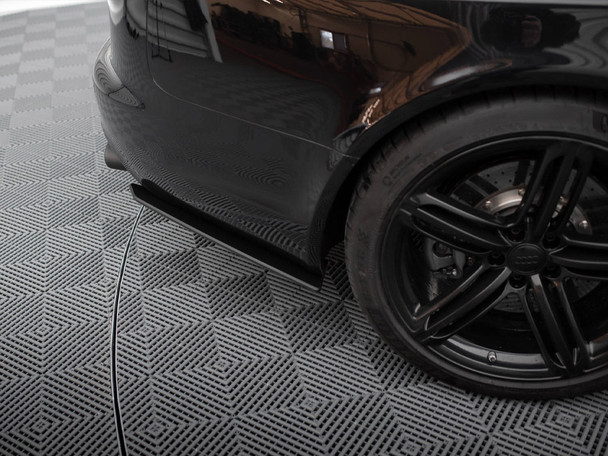 Maxton Design Street PRO Side Skirts Diffusers + Flaps Audi RS6 Avant C6