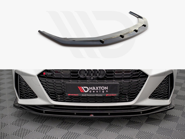 Maxton Design Front Splitter V2 Audi Rs6 C8 / Rs7 C8 (2019-)