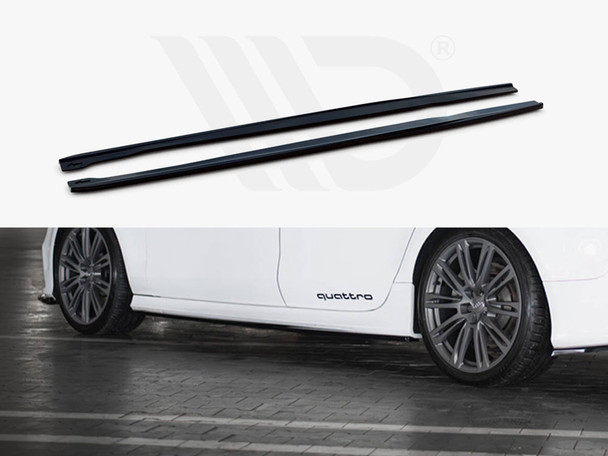 Maxton Design Side Skirts Diffusers V.2 Audi Rs7 C7 Facelift