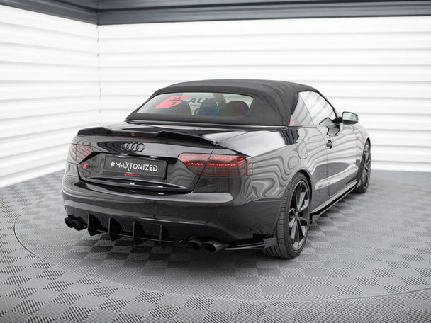 Maxton Design Street Pro Rear Side Splitters + Flaps Audi S5 / A5 S-Line Coupe / Cabrio 8T