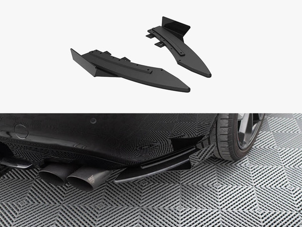 Maxton Design Street Pro Rear Side Splitters + Flaps Audi S5 / A5 S-Line Coupe / Cabrio 8T