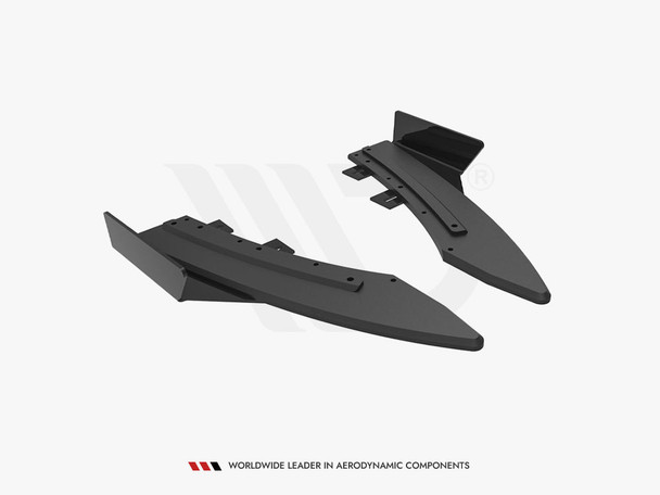 Maxton Design Street PRO Side Skirts Diffusers + Flaps Audi A5 / A5 S-Line / S5 Coupe / Cabrio 8T / 8T Facelift