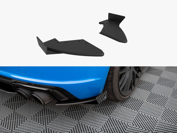 Maxton Design Street Pro Rear Side Splitters + Flaps Audi TT S 8S Facelift