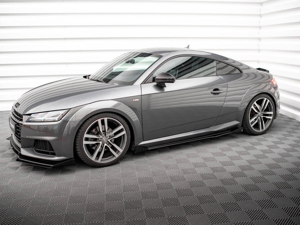 Maxton Design Street PRO Side Skirts Diffusers + Flaps Audi TT S / S-Line 8S