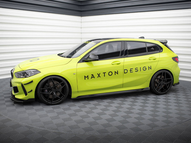 Maxton Design Street PRO Side Skirts Diffusers + Flaps BMW 1 F40 M-Pack / M135i