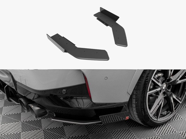 Maxton Design Street Pro Rear Side Splitters + Flaps BMW 2 Coupe M240i G42