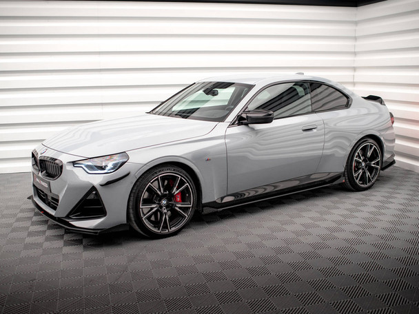 Maxton Design Street PRO Side Skirts Diffusers + Flaps BMW 2 Coupe M-Pack / M240i G42