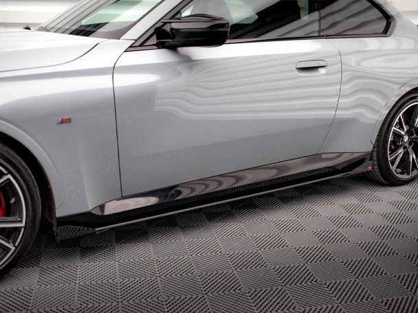 Maxton Design Street PRO Side Skirts Diffusers + Flaps BMW 2 Coupe M-Pack / M240i G42