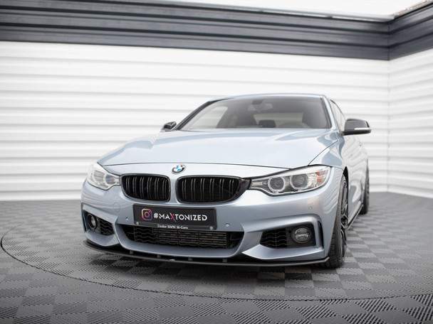 Maxton Design Street PRO Front Splitter BMW 4 Coupe / Gran Coupe / Cabrio M-Pack F32 / F36 / F33