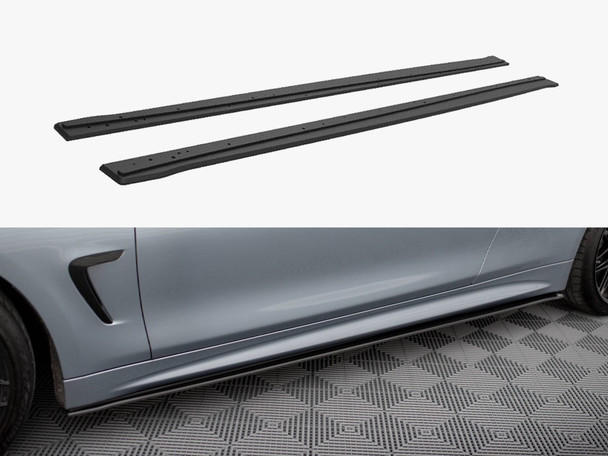 Maxton Design Street PRO Side Skirts Diffusers BMW 4 Coupe / Gran Coupe / Cabrio M-Pack F32 / F36 / F33