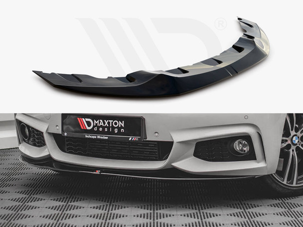 Maxton Design Front Splitter V.2 Bmw 4 Coupe / Gran Coupe / Cabrio M-Pack F32 / F36 / F33