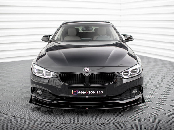 Maxton Design Street PRO Front Splitter + Flaps BMW 4 Gran Coupe F36