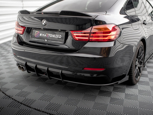Maxton Design Street PRO Rear Diffuser + Flaps BMW 4 Gran Coupe F36