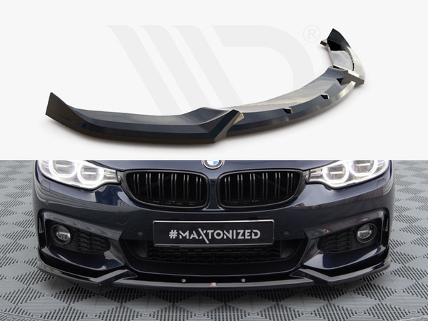 Maxton Design Front Splitter V.5 Bmw 4 Coupe / Gran Coupe / Cabrio M-Pack F32 / F36 / F33