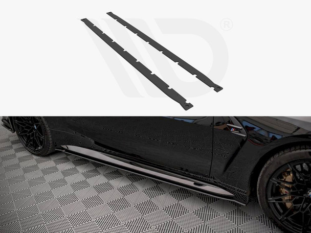 Maxton Design Street Pro Side Skirts Diffusers Bmw M4 G82 (2021-)