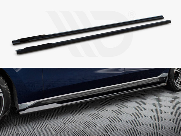 Maxton Design Side Skirts Diffusers Bmw 750E M-Pack G70
