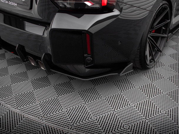 Maxton Design Street Pro Rear Side Splitters V.1 + Flaps BMW M2 G87