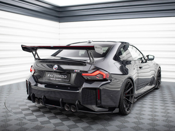 Maxton Design Street Pro Rear Side Splitters V.1 + Flaps BMW M2 G87