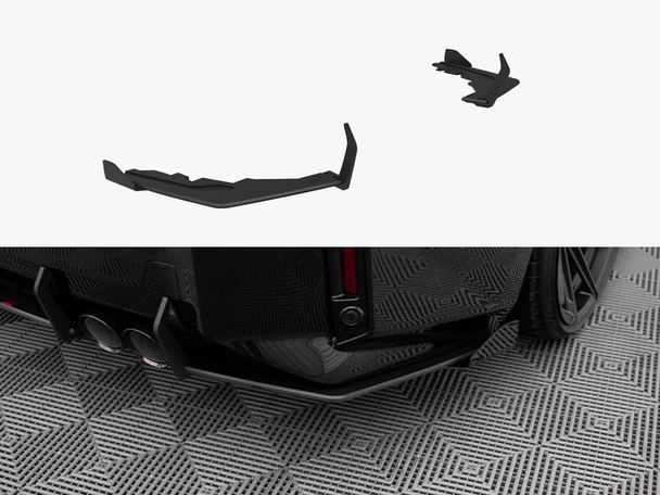 Maxton Design Street Pro Rear Side Splitters V.1 + Flaps BMW M2 G87