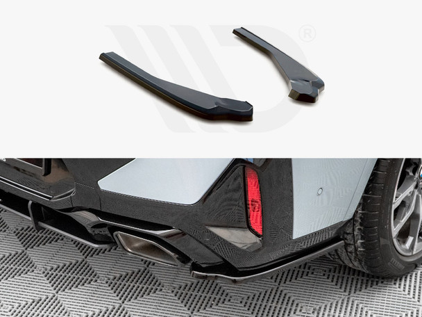 Maxton Design Rear Side Splitters Bmw X4 M-Pack G02 Facelift