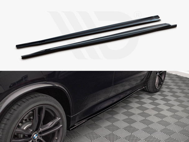 Maxton Design Side Skirts Diffusers V.1 Bmw X5 M F85