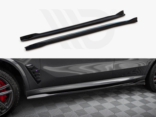 Maxton Design Side Skirts Diffusers Bmw X5 M F95 Facelift