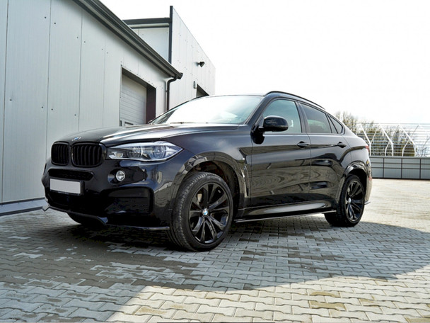Maxton Design Side Skirts Diffusers Bmw X6 F16 M Sport(2014-2019)
