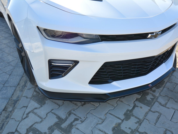 Maxton Design Front Splitter V.2 Chevrolet Camaro 6Th-Gen. Phase-I 2Ss Coupe (2016-18)