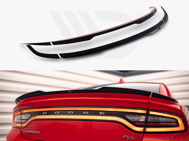 Maxton Design Set Of Spoiler Caps Dodge Charger Rt Mk7 Facelift