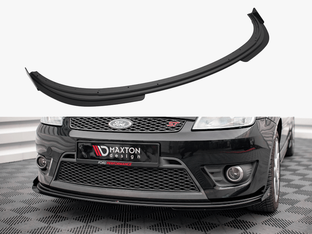 Maxton Design Street PRO Front Splitter V.1 + Flaps Ford Fiesta ST Mk6