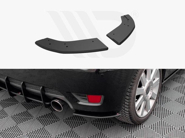 Maxton Design Street Pro Rear Side Splitters Ford Fiesta St Mk6