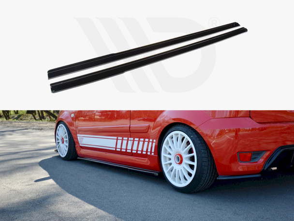 Maxton Design Side Skirts Diffusers Ford Fiesta Mk6 St (2004-2007)