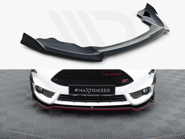 Maxton Design Front Splitter V.5 Ford Fiesta St Mk7 Facelift