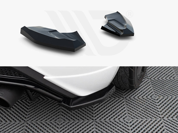 Maxton Design Rear Side Splitters V.3 Ford Fiesta St Mk7 Facelift